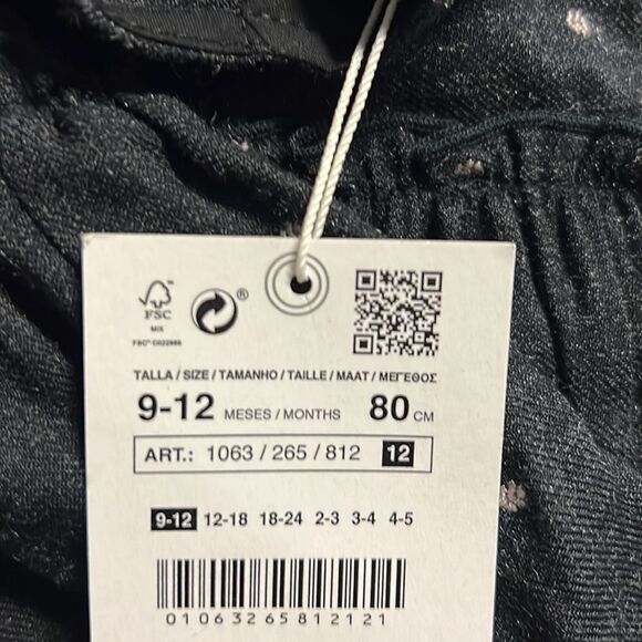 ZARA Kids | Gray Marl | EMBROIDERED DRESS - Picture 3 of 3